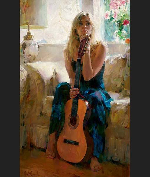 paintings with guitars