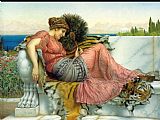 John William Godward Famous Paintings - Amaryllis