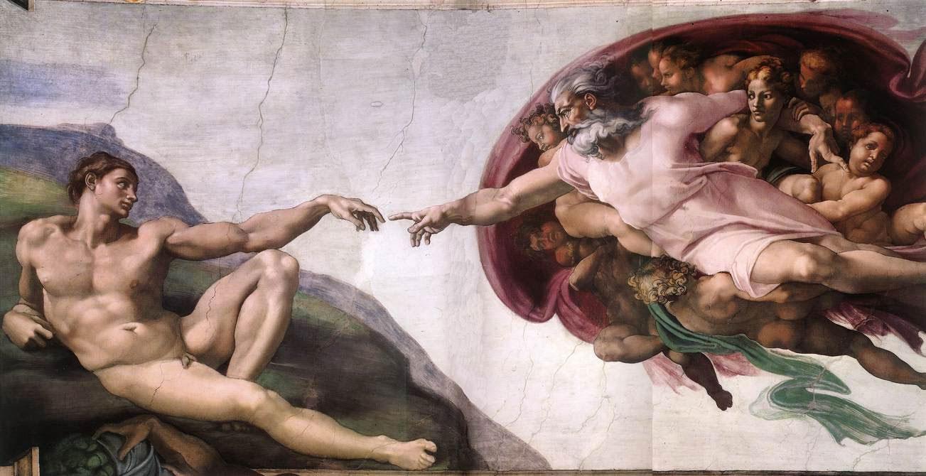 Michelangelo Buonarroti Creazione di Adamo