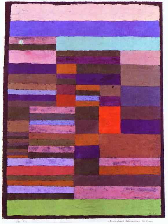 Paul Klee Farbtafel