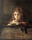 Rembrandt Canvas Paintings - Titus