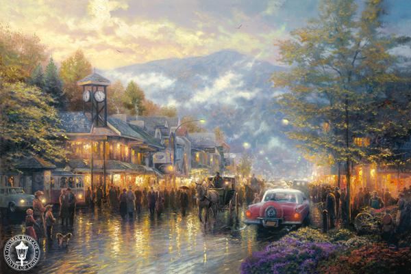 San Francisco Giants It Our Time Artwork By Thomas Kinkade Oil