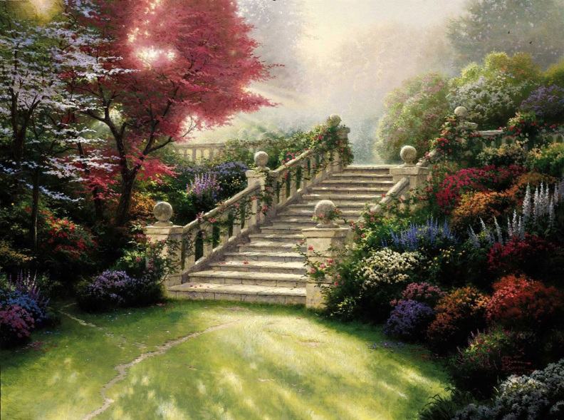 stairway painting