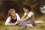 William Bouguereau Famous Paintings - Hazelnuts