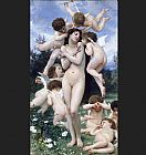 William Bouguereau Famous Paintings - Springtime