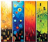 Abstract Canvas Paintings - 