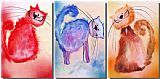 Animal Canvas Paintings - 