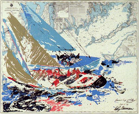 America's Cup – LeRoy Neiman