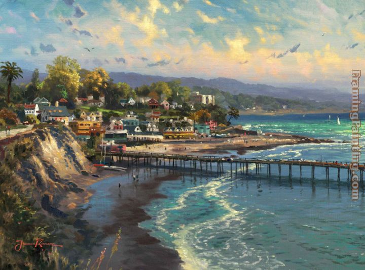 San Francisco Giants It Our Time Artwork By Thomas Kinkade Oil