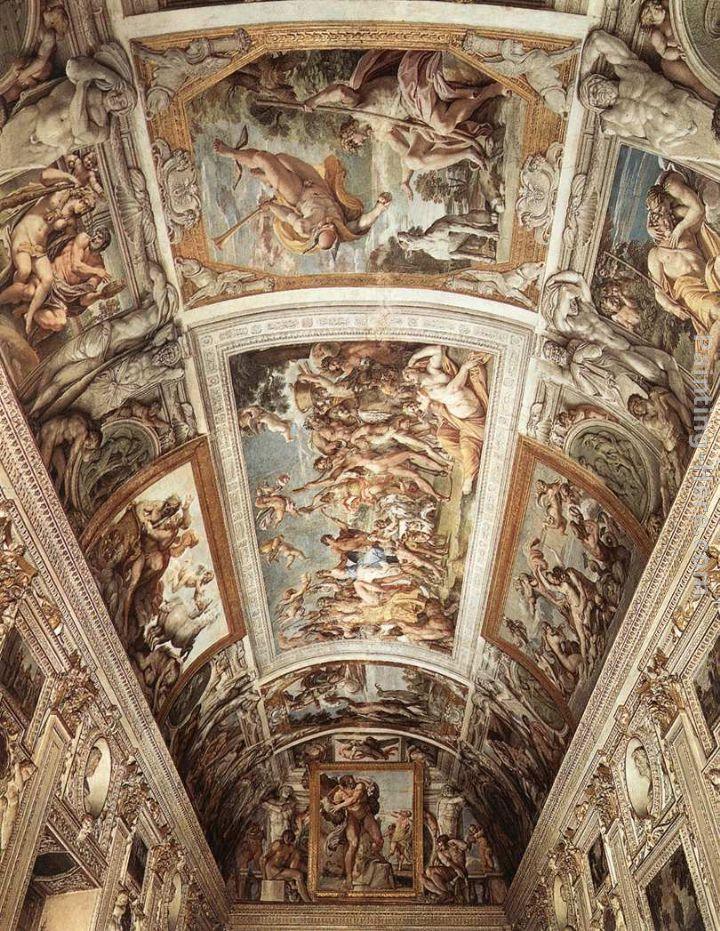 Annibale Carracci Farnese Ceiling Fresco Painting