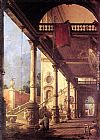Canaletto Canvas Paintings - Perspective