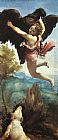 Correggio Canvas Paintings - Ganymede