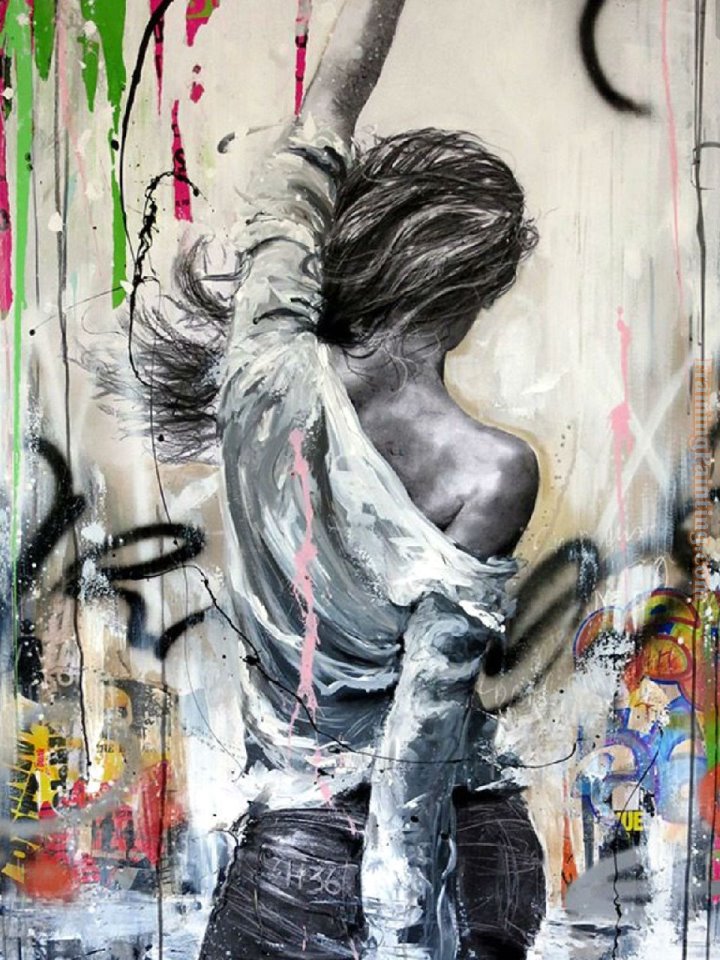 Great Canvas Paintings - Great Lady Dance by Cecile Desserle