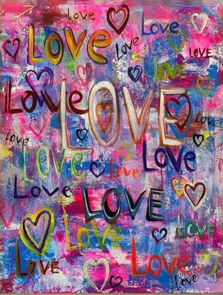 2011 Famous Paintings - Love Abstract