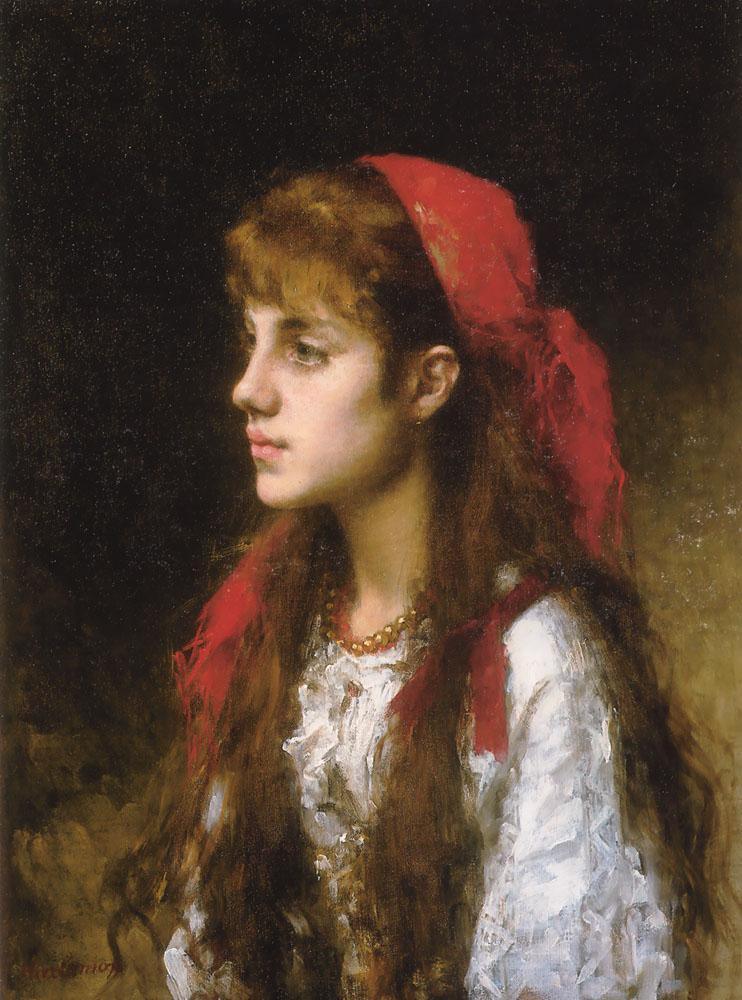 Alexei Alexeivich Harlamoff A Russian Beauty painting