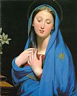 Jean Auguste Dominique Ingres Canvas Paintings - Virgin of the Adoption