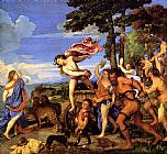 Titian Canvas Paintings - Bacchus and Ariadne