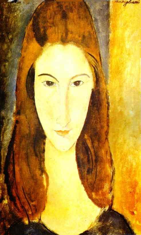 Amedeo Modigliani Portrait of Jeanne Hebuterne 2 painting | framed ...