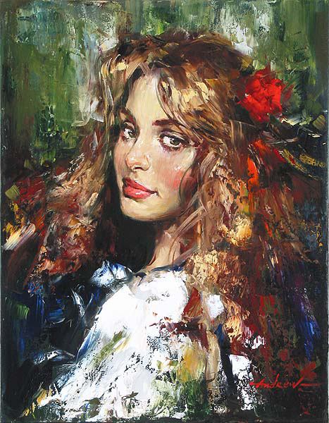 Andrew Atroshenko Fiery Dance painting | framed paintings for sale