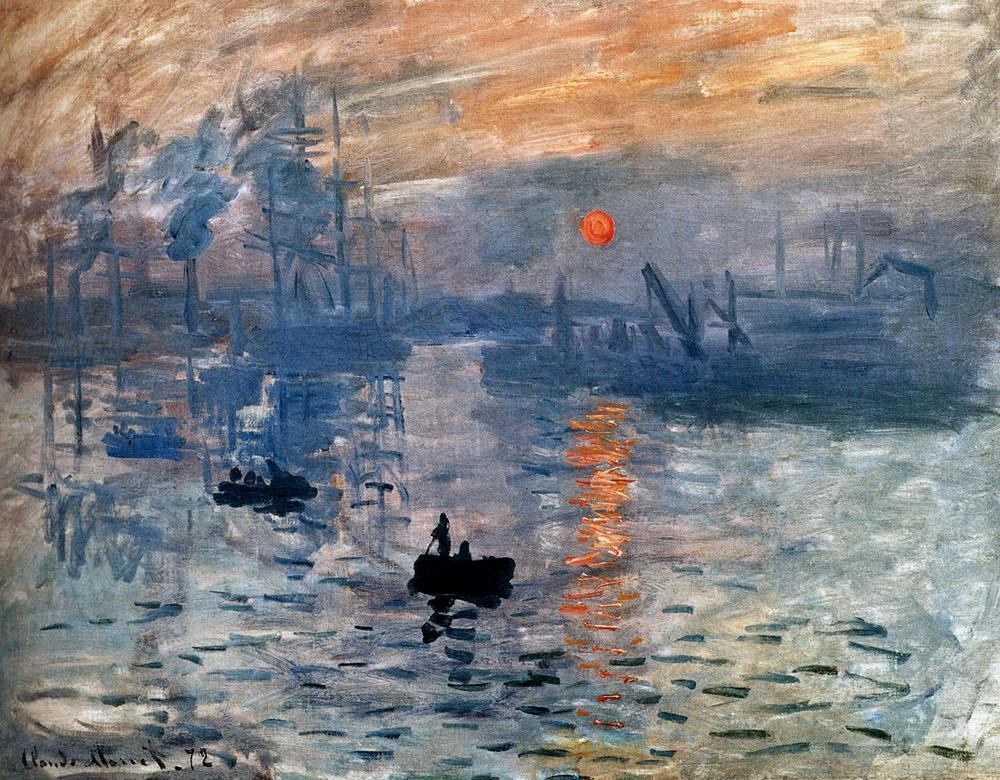 Claude Monet Sunrise Impression 1872