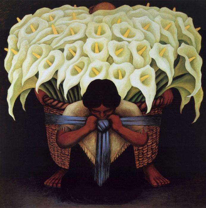 Diego Rivera El Vendador de Alcatraces (The Vendor of Alcatraces ...