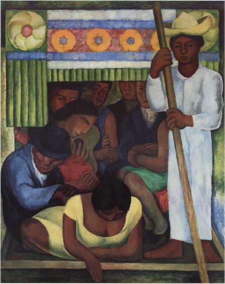Diego Rivera Mother's Helper painting | framed paintings for sale