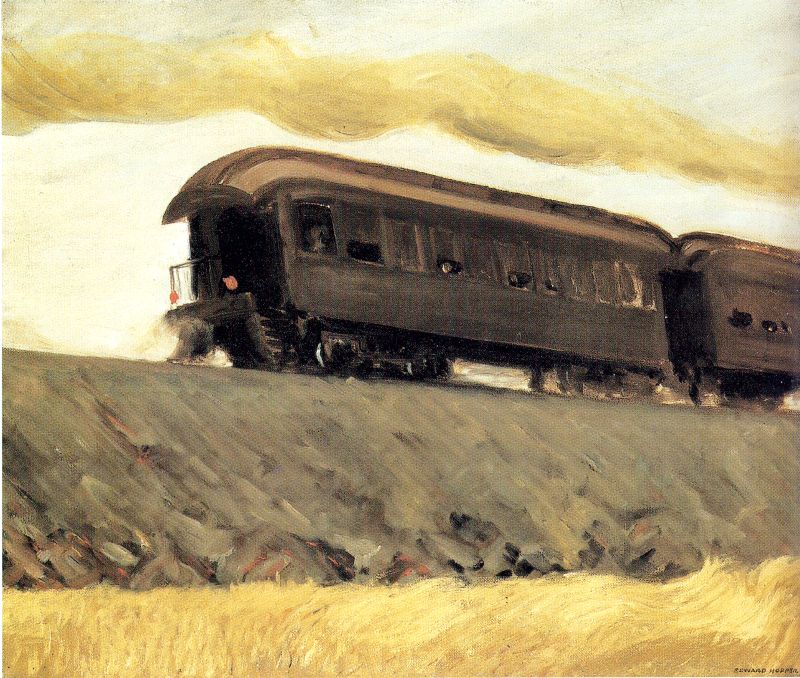 Buy Hotel by a Railroad Painting by Edward Hopper Art Reproduction