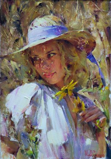 Garmash FLIRTING WITH SUNLIGHT painting | framed paintings for sale