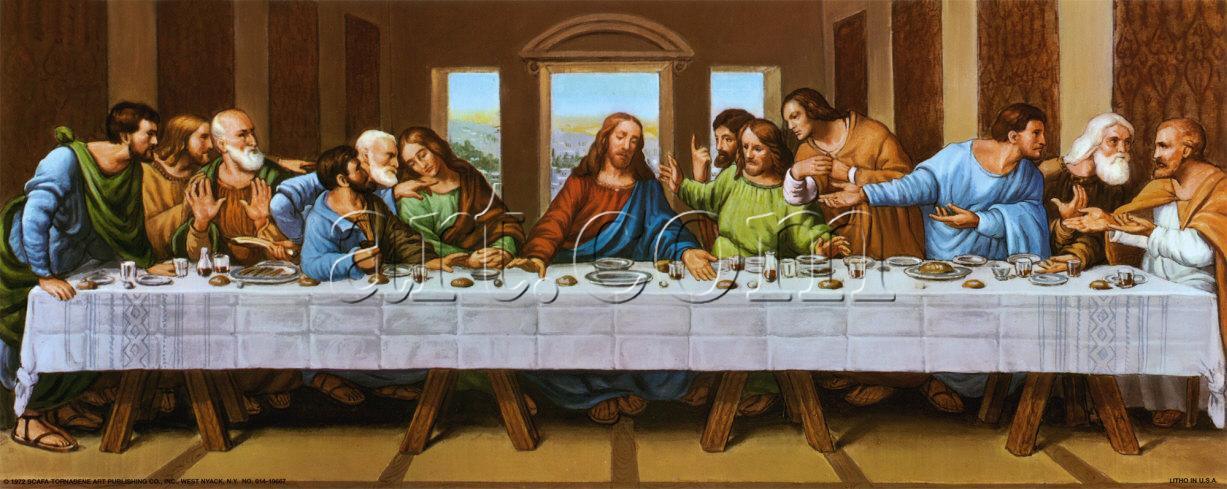 Leonardo da Vinci the picture of last supper painting | framed ...