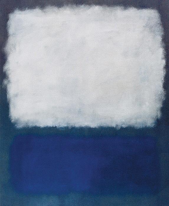 Mark Rothko Blue and grey 1962 painting | framed paintings for sale