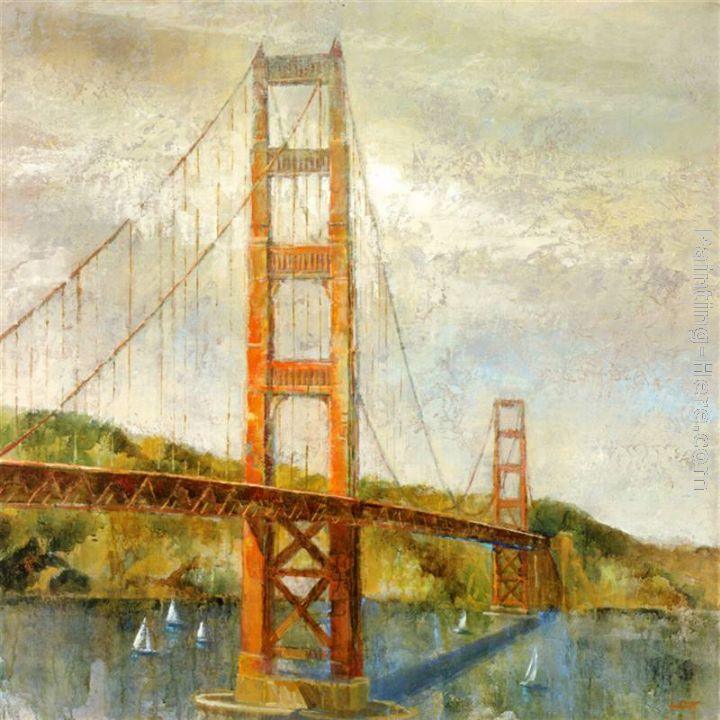 Michael Longo Golden Gate painting | framed paintings for sale