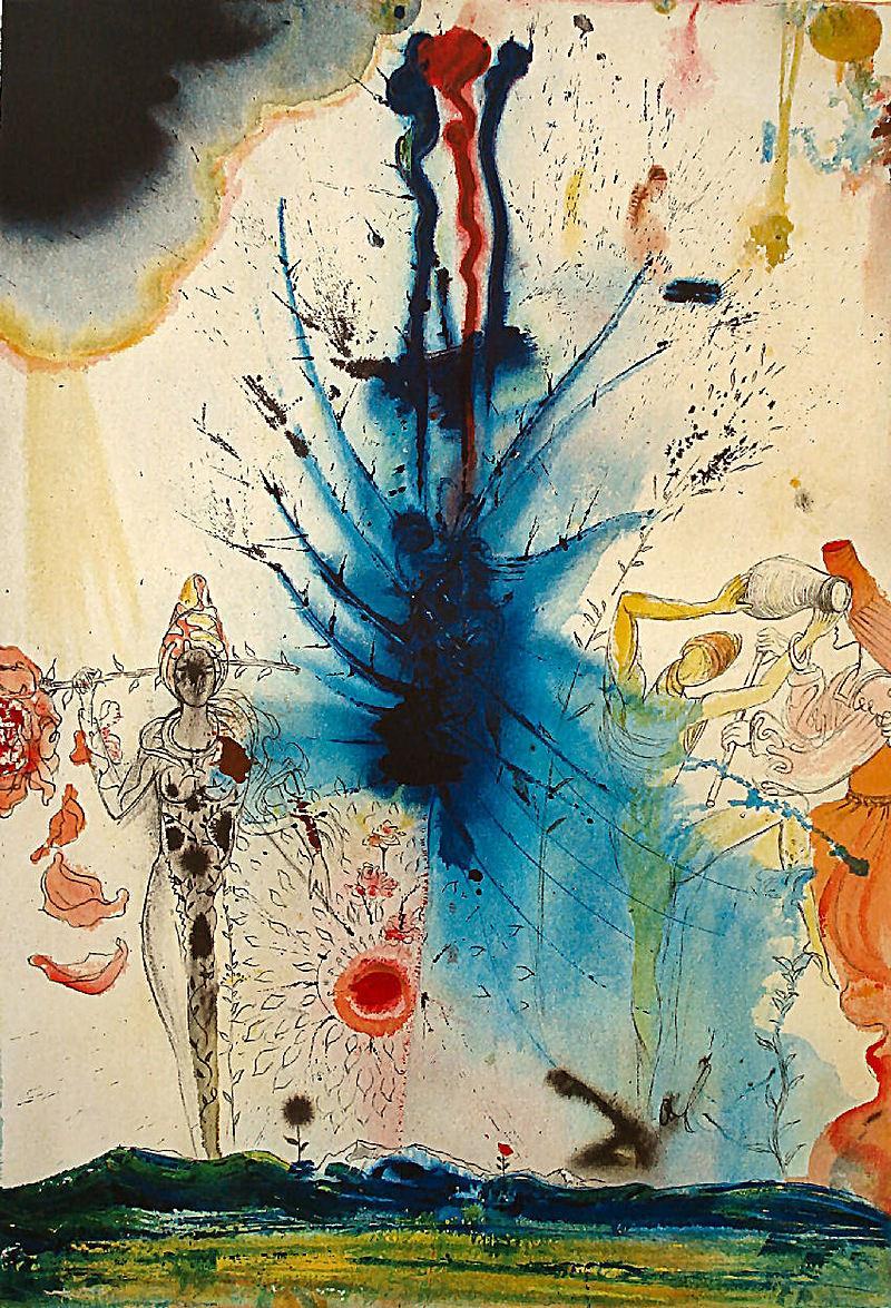 Salvador Dali The Land of Milk and Honey painting | framed paintings ...