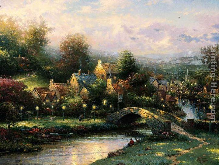 Thomas Kinkade Paris City of Lights painting | framed paintings for sale