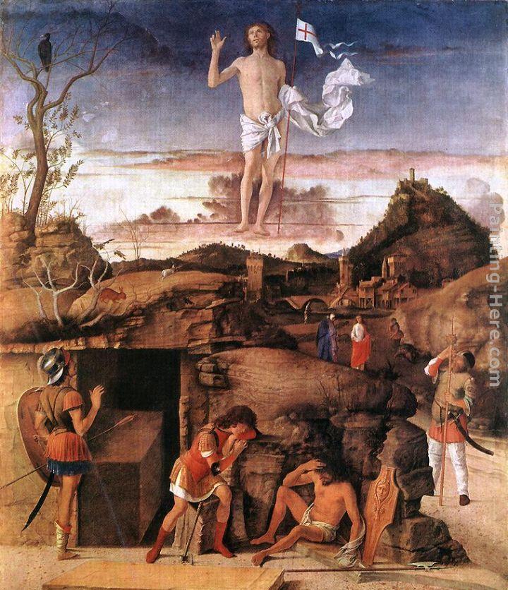 Giovanni Bellini Resurrection of Christ painting | framed paintings for ...