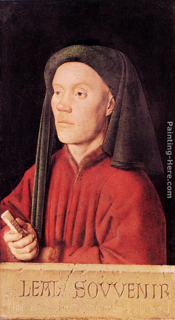 Jan van Eyck Portrait of a Young Man (Tymotheos) painting | framed ...