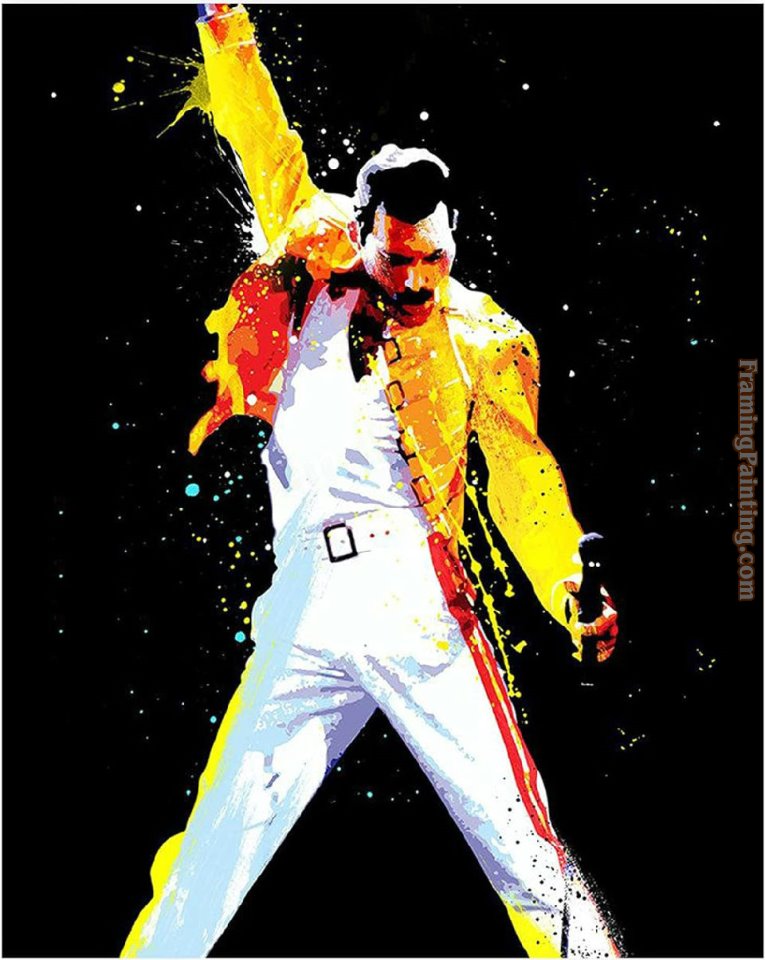 2011 Freddie Mercury painting