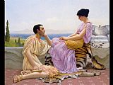 John William Godward Canvas Paintings - Youth and Time